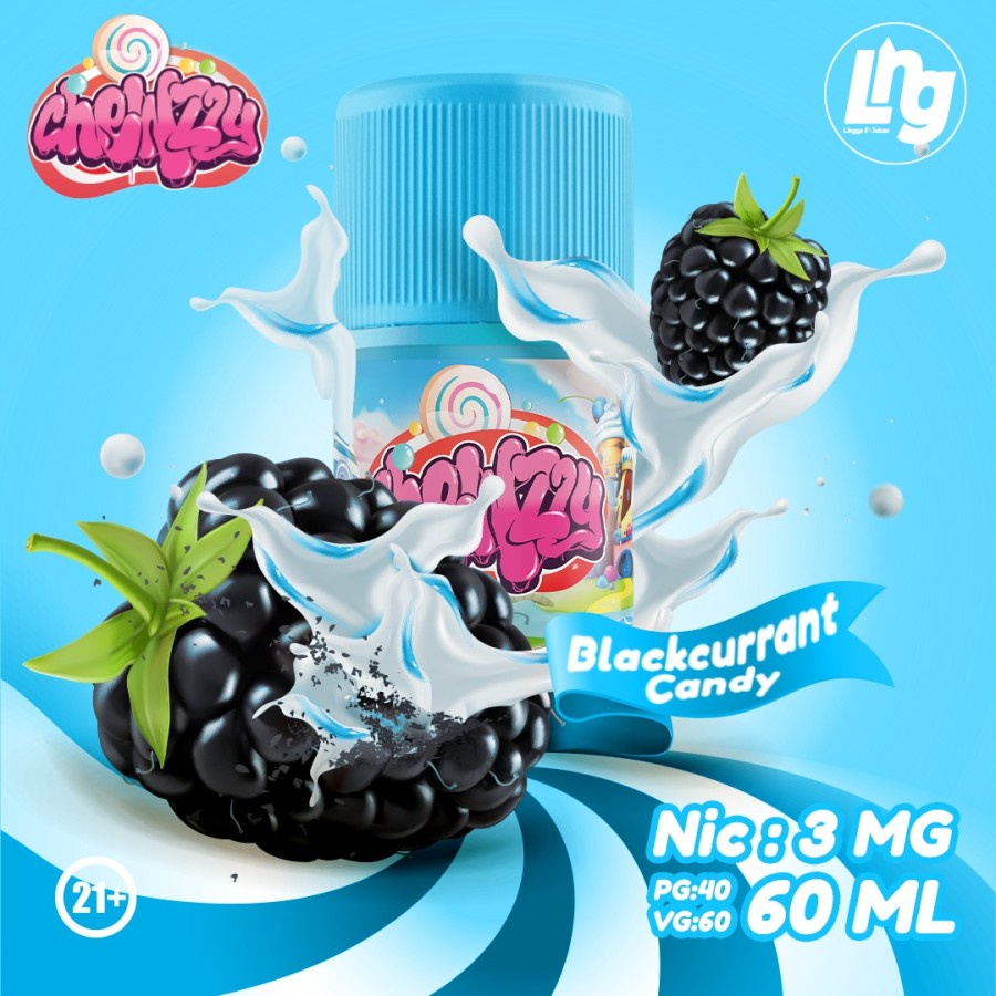 LIQUID VAPE NEW CHEWZZY CANDY NIC 3MG 60ML - AUTHENTIC