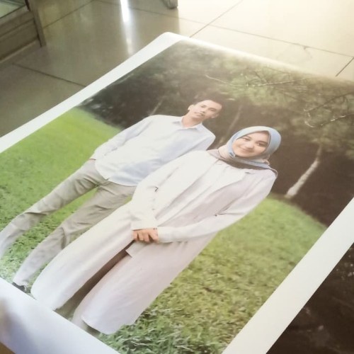 Cetak foto photo wisuda wedding 16rs 40x60 Luster