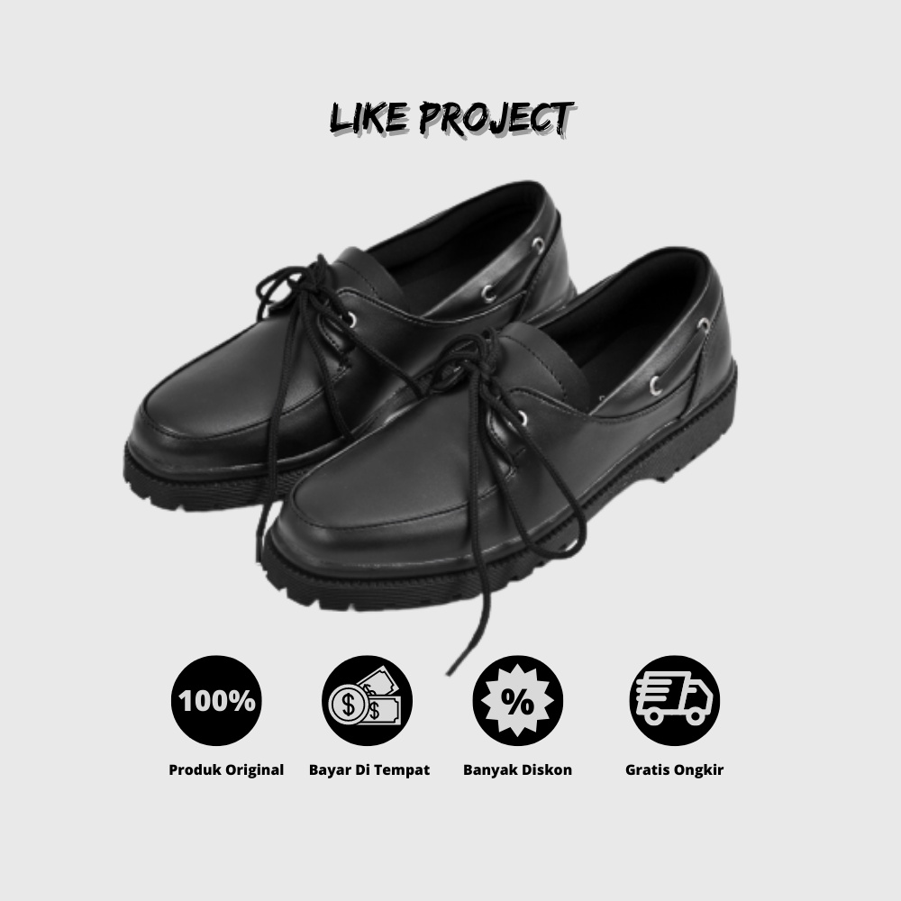 Xcloud x LikeProject Sepatu Casual Wanita ILLA Black