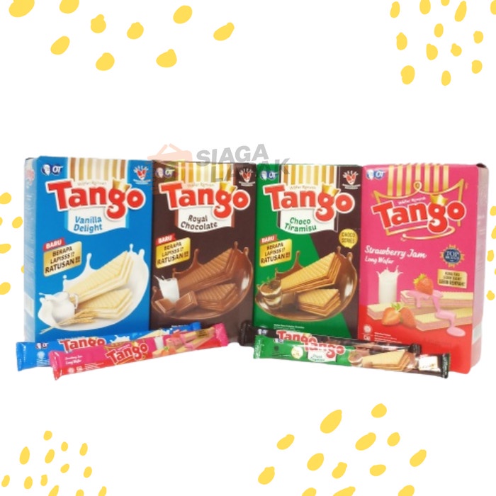 

Wafer Tango 7gr All Varian Coklat Stroberi Vanilla