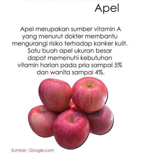

WOW BANGET BUAH APEL FUJI HAPPYFRUITS 1KG ♫ 857