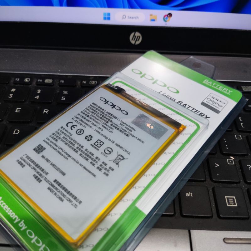 BATERAI BATRE OPPO F1S A1601 A59T BLP601 ORIGINAL 100