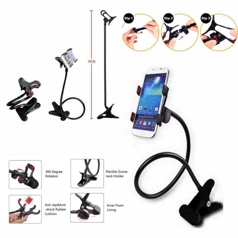 Lazypod Jepit Flexible Holder Hp Standing Jepitan Narsis Fleksibel For Smartphone