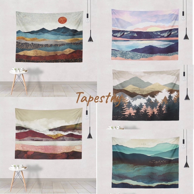 Tapestry wall decor aesthetic | Hiasan dinding | Dekorasi kamar