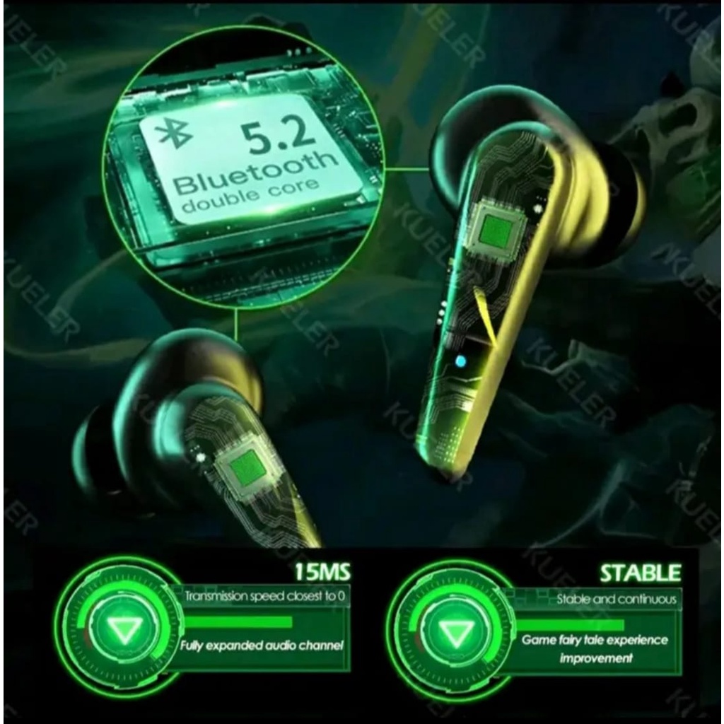 HEADSET HANDSFREE BLUETOOTH G11 WIRELESS GAMING XTRA BASS - EARPHONE HEADSET BLUETOOTH WIRELESS