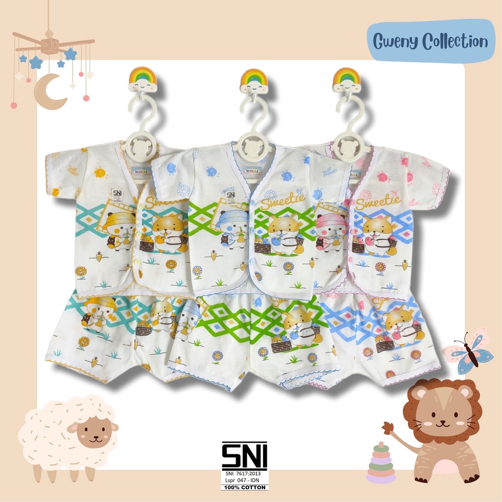 SETELAN BAJU LENGAN PENDEK / SETELAN BAJU BAYI MURAH / SETELAN BAJU ANAK MURAH (ACN)