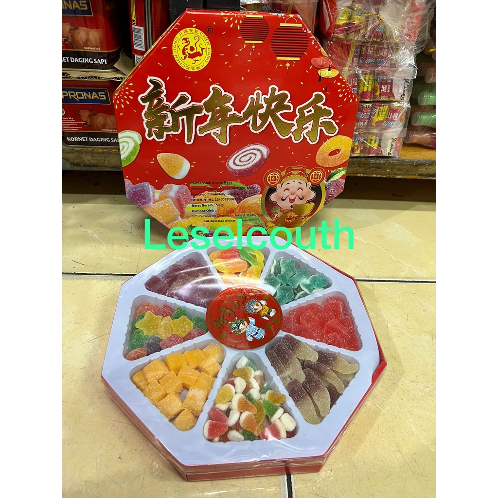 

Manisan Imlek/ Cemilan imlek/ Jelly imlek/ permen jelly 500gr