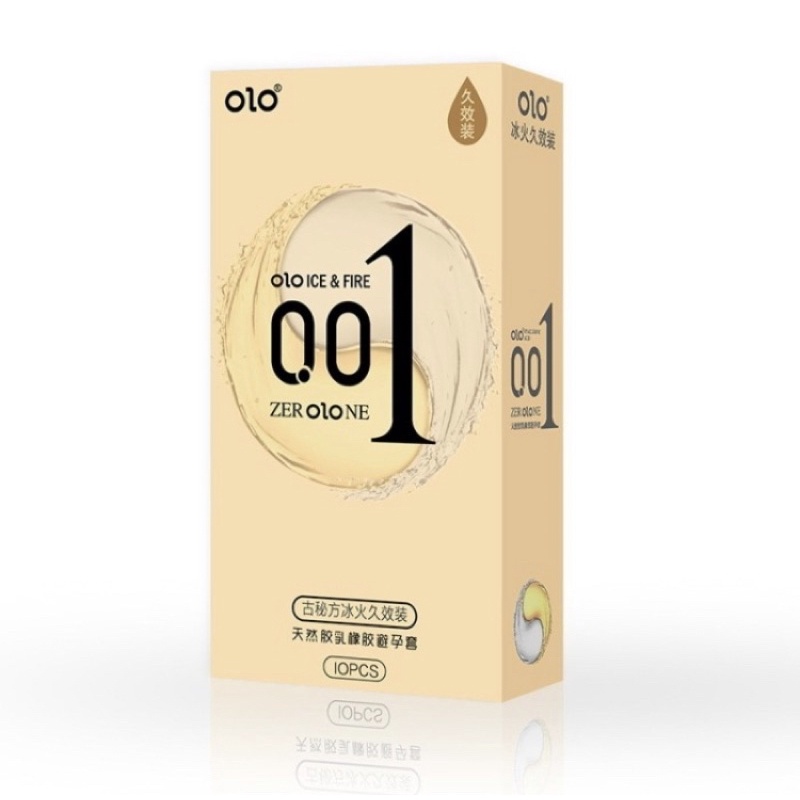 Kondom OLO Ice and Fire Long Lasting Delay Condom