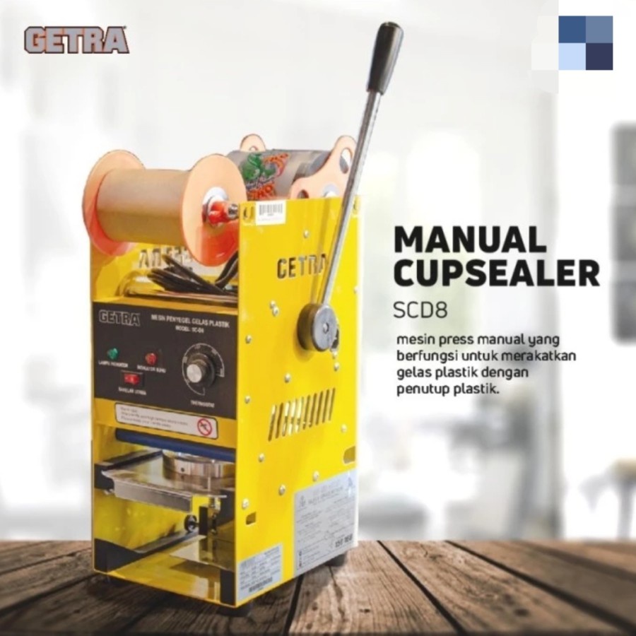 GETRA Cup Sealer Manual SC-DB - Sealer Minuman cup