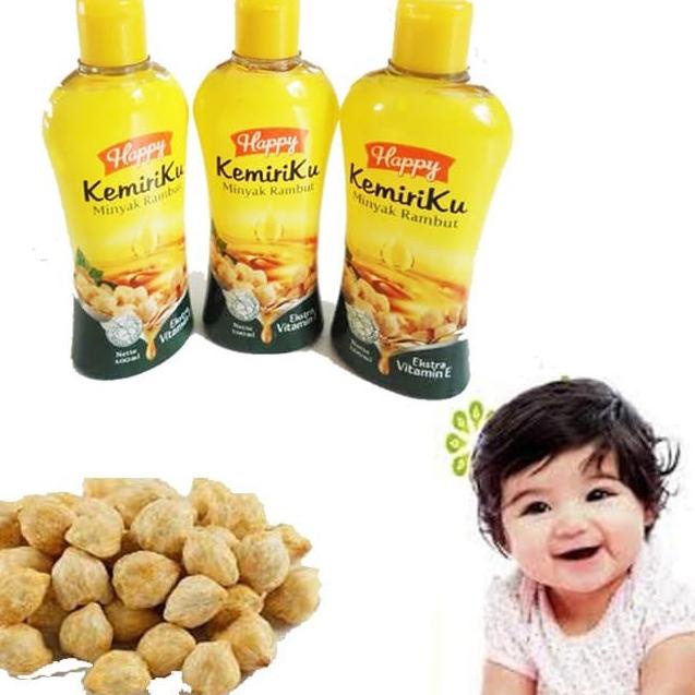 Kirim Sekarang 8F7DQ Minyak - Happy Kemiriku Minyak Kemiri Penyubur Rambut Bayi Anak dewasa Original
