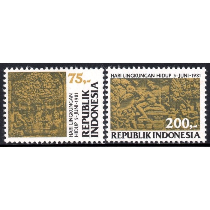 

✨NEW✨ - Prangko/Perangko INDONESIA 1981 I-259 HARI LINGKUNGAN HIDUP - MINT
