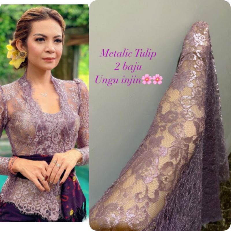 (BISA COD) METALIC ORY 2 KEBAYA TERBARU | METALIK TULIP ORI TERMURAH | EDISI KHUSUS