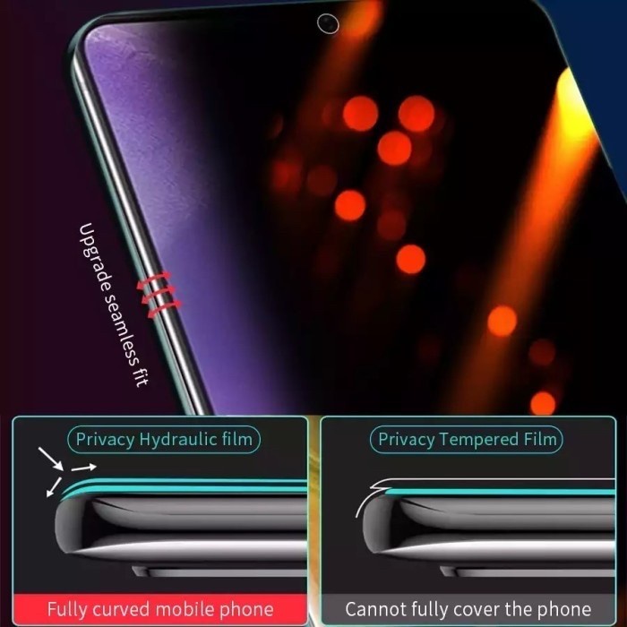 REDMI NOTE 9 / NOTE 9 PRO ANTI GORES HYDROGEL SPY PRIVACY SCREEN GUARD PROTECTOR PLASTIK JELLY LENTUR