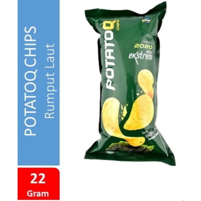Jual Snack Potato Q CHIPS rasa Rumput laut Shopee Indonesia