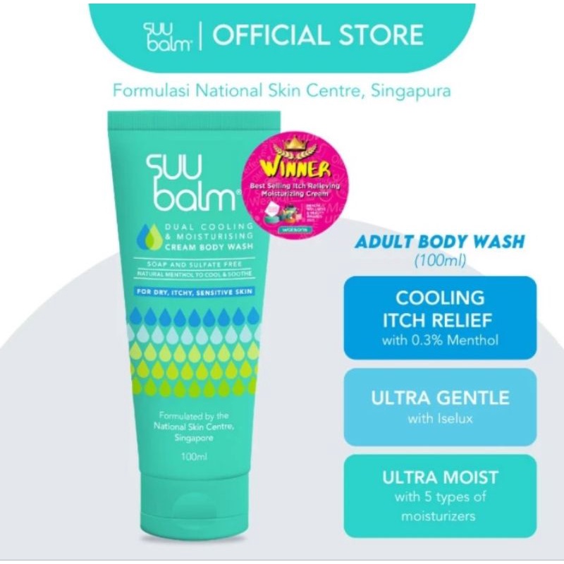 Suu Balm Cream Body Wash 100ml
