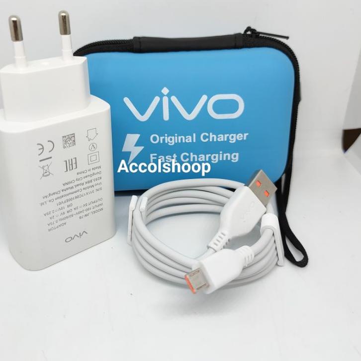 Sangat Nyaman.. Charger Vivo Original Charger Fast Charging Kabel Micro Plus Dompet
