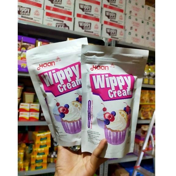 

[KODE PRODUK IHFNL4798] WIPPY CREAM HAAN 200 GRAM (pouch)