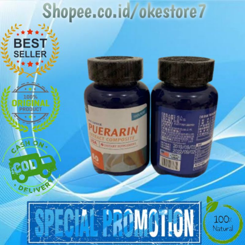 Pembesar Payudara Thailand Obat Puerarin Original - Peurarine Asli Softgel Pink - Besar & Montok