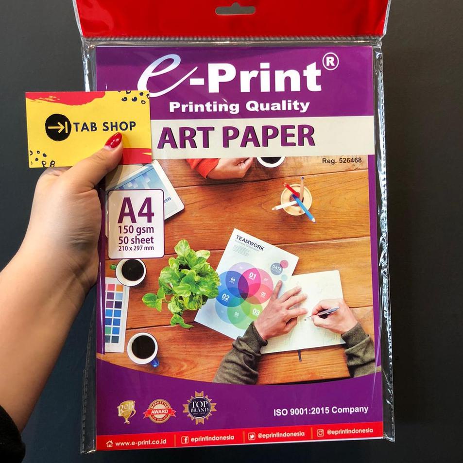 

¤¤» EPRINT ART PAPER 150 GSM 50 LEMBAR / KERTAS ART PAPER
