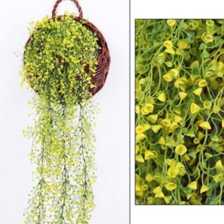 Termurah Hiasan Rumput Gantung Plastik / Hiasan Daun Taman Hias