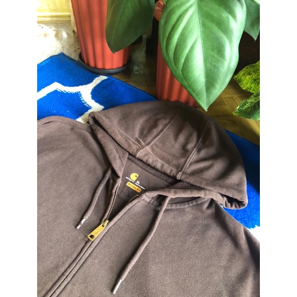 zipperhoodie carhart brown
