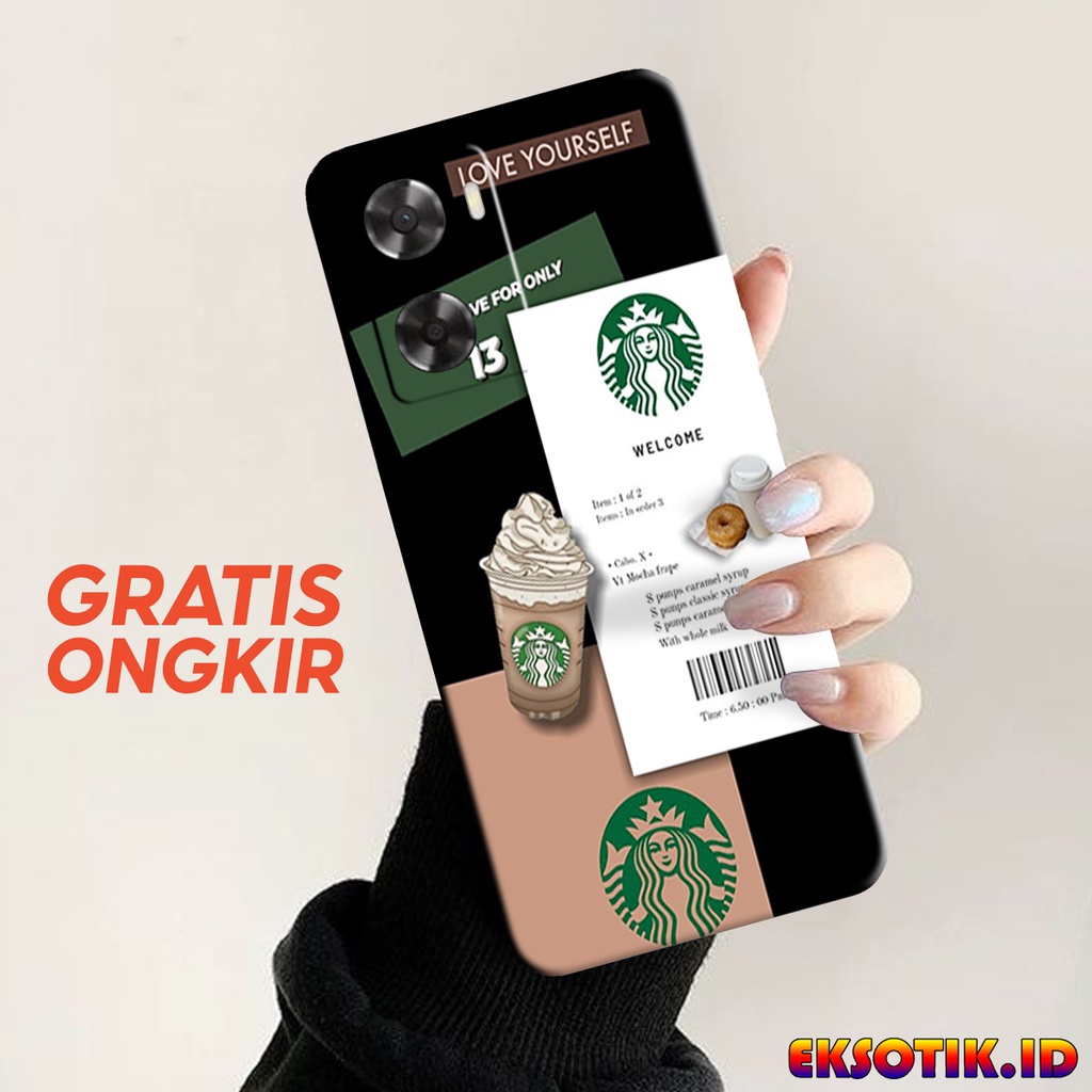 Case Oppo A57 2022 - Eksotik.id - Casing Oppo A57 2022 - Case Starbuck - Skin Handphone - Silikon Op