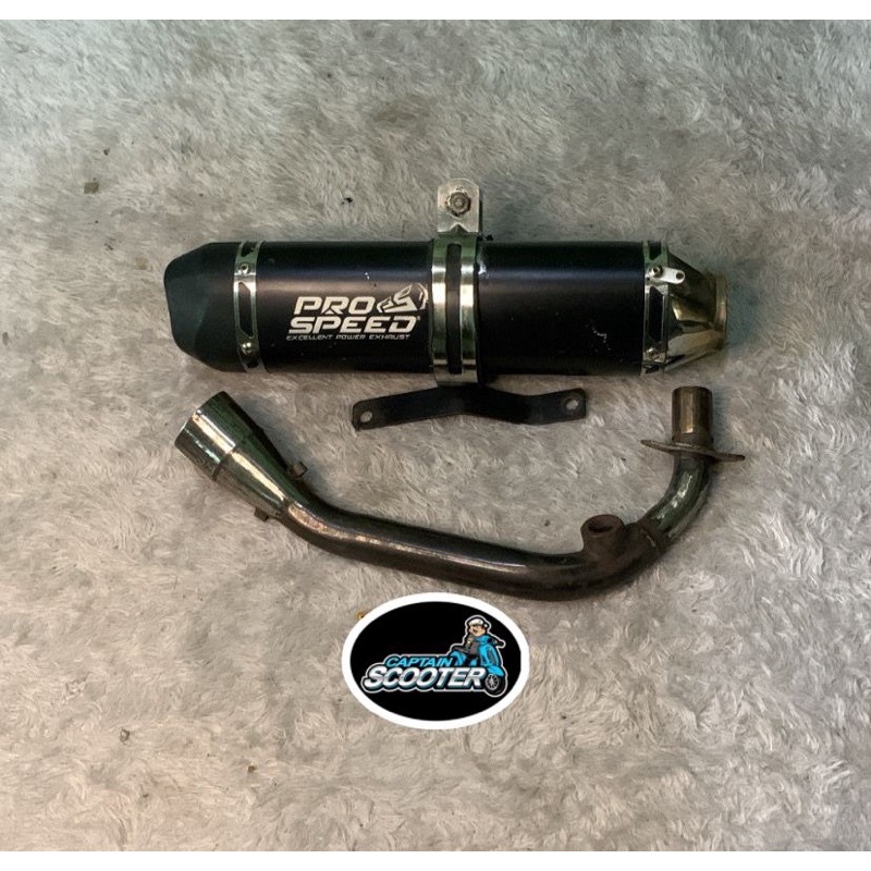 knalpot prospeed pro speed cnc black vespa sprint primavera lx s 3v iget