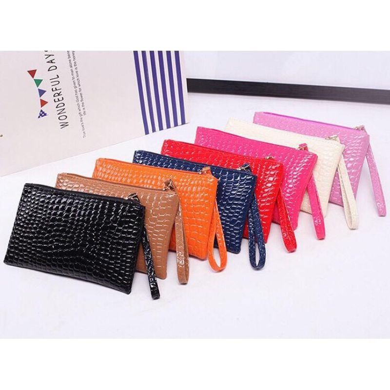 DOMPET HP WANITA / TAS WANITA / TEMPAT HP MOTIF KULIT BUAYA