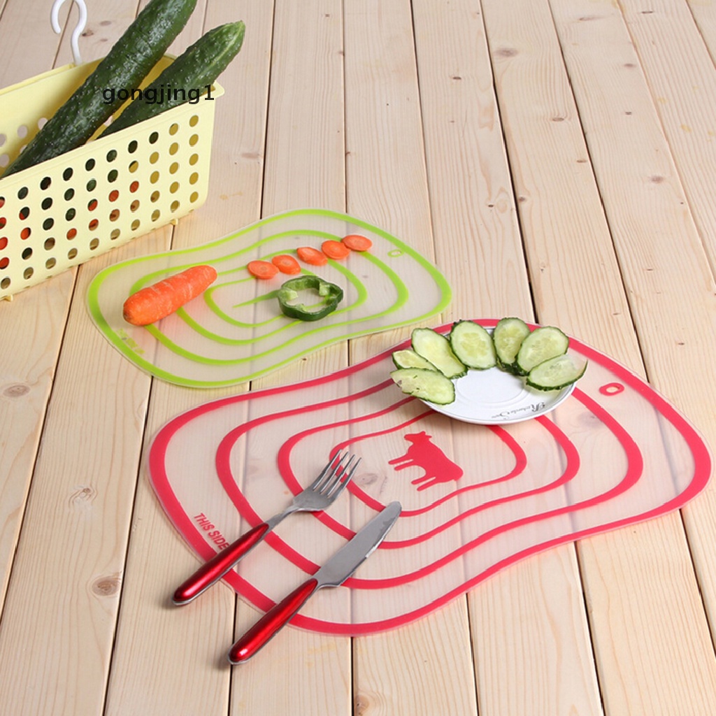 Ggg Talenan Dapur Plastik Kitchen Cutg Flexible Chopping Vegetable Fruit Mat Board Ultra-thin ID