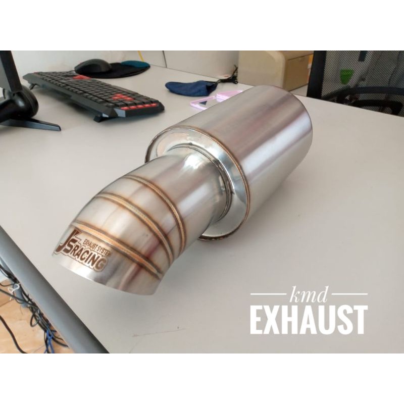 KNALPOT MOBIL JS RACING MUFFLER UNIVERSAL