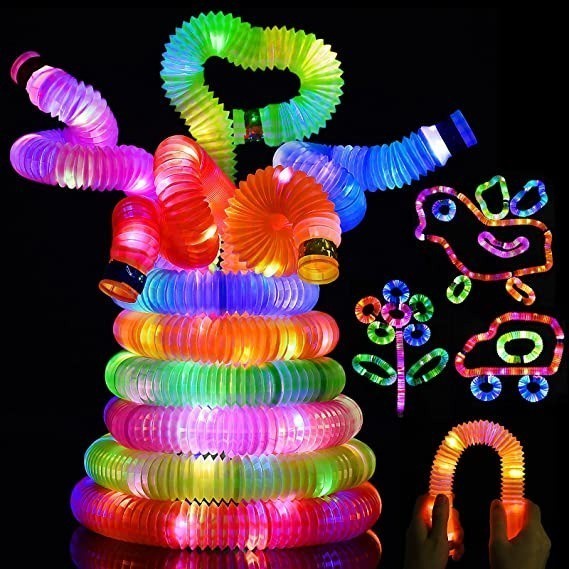 Mainan Anak Viral Pop Pipe Tube / Pop Tube Light Up / Mainan Termurah