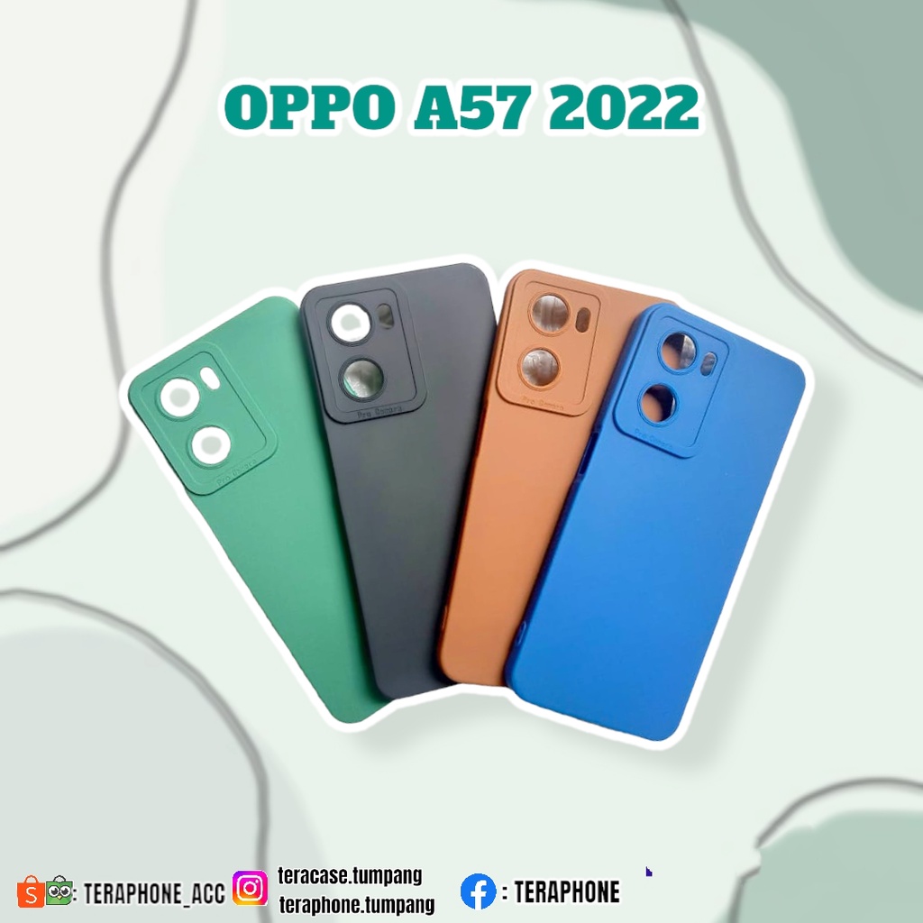 CASE MACAROON DOFF OPPO A57 2022 TERBARU DAN TERMURAH