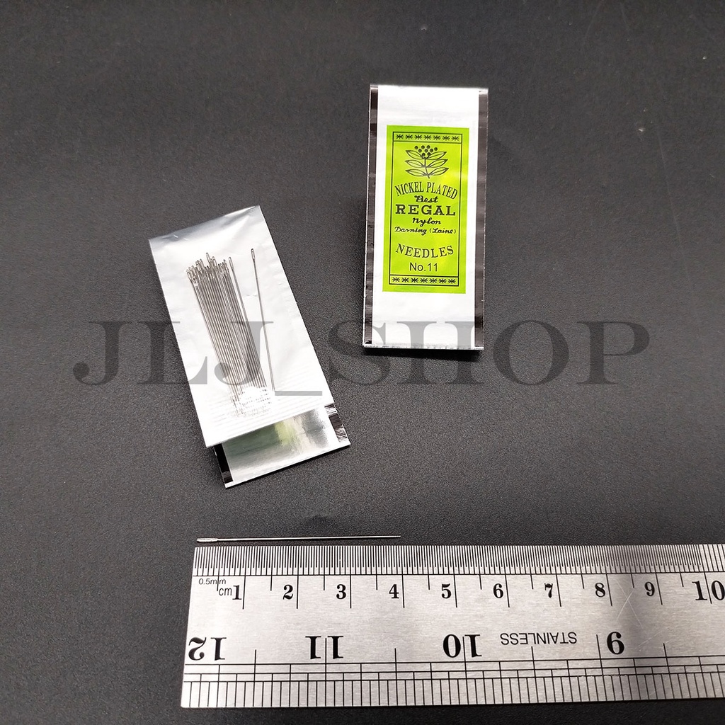 Jarum jahit regal no.11 / jarum payat no.11 (1bungkus isi 20pcs)