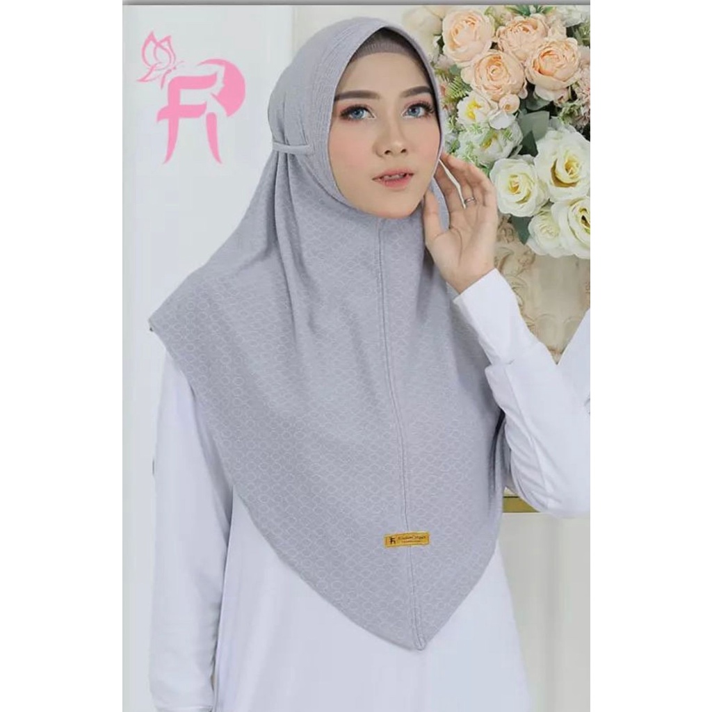 115 Bergo Bella Ori Alsalam Hijab ▪ Jilbab Tali Belakang Pet Busa By Fi Hijab