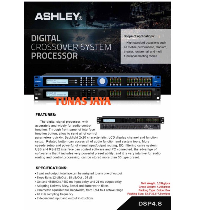 Launch Speaker Management Ashley Dsp4.8 Ashley Dsp 4.8 Original Ashley Dsp48
