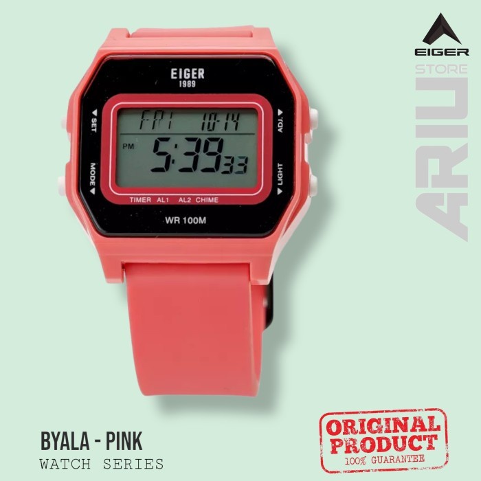 v bismillahEIGER JAM TANGAN WANITA  BYALA ORIGINAL WATCH - PINK