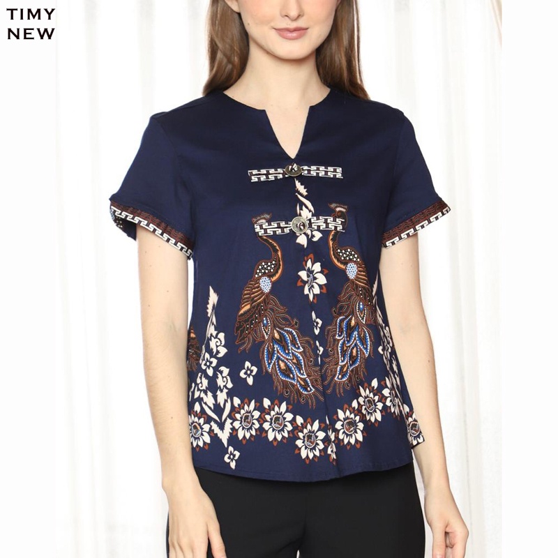 TIMY TOP STANDAR / JUMBO / SUPER JUMBO - Atasan Batik Wanita Blouse Wanita