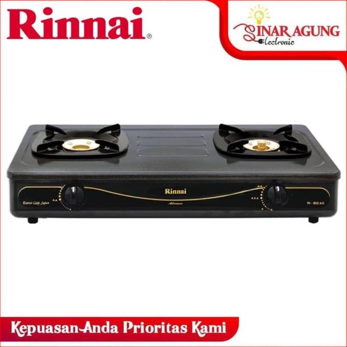 Rinnai RI-602AG Kompor Gas [2 Tungku] silahkan di pesan