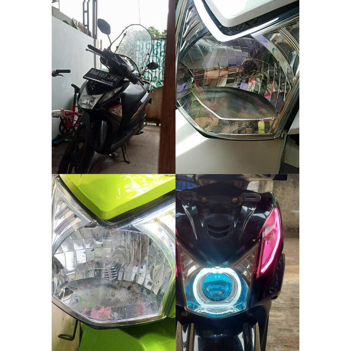 Mika kaca lampu depan Honda Beat fi 2012 2013 2014 2015