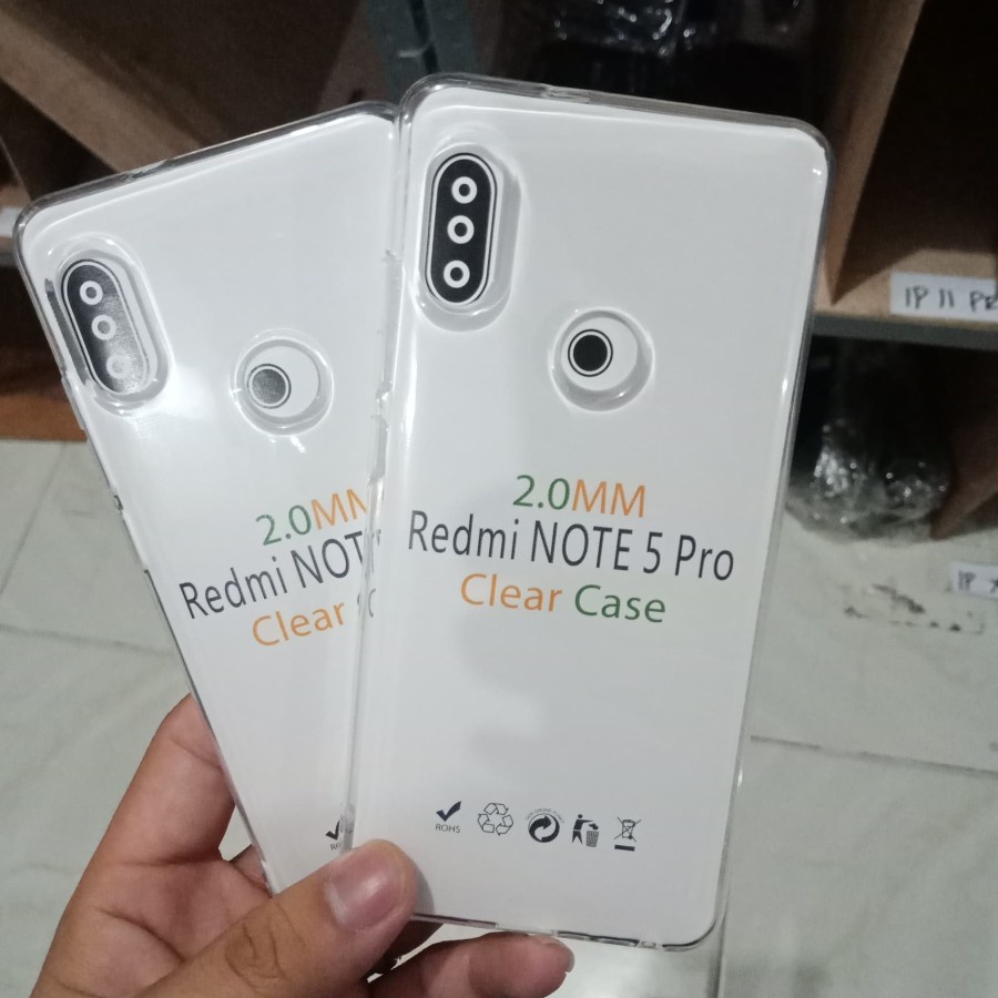 Redmi Note 5 / Note 5 Pro Cover Softcase Clear HD Silicon Case Bening Casing Cover