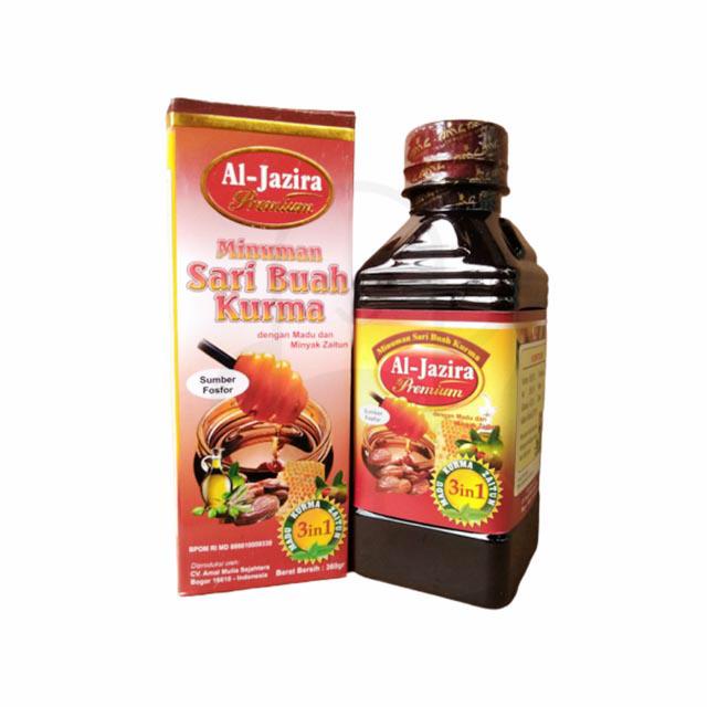 

Sari Kurma Al Jazira Premium 4in1 Botol 360ml (per Botol)