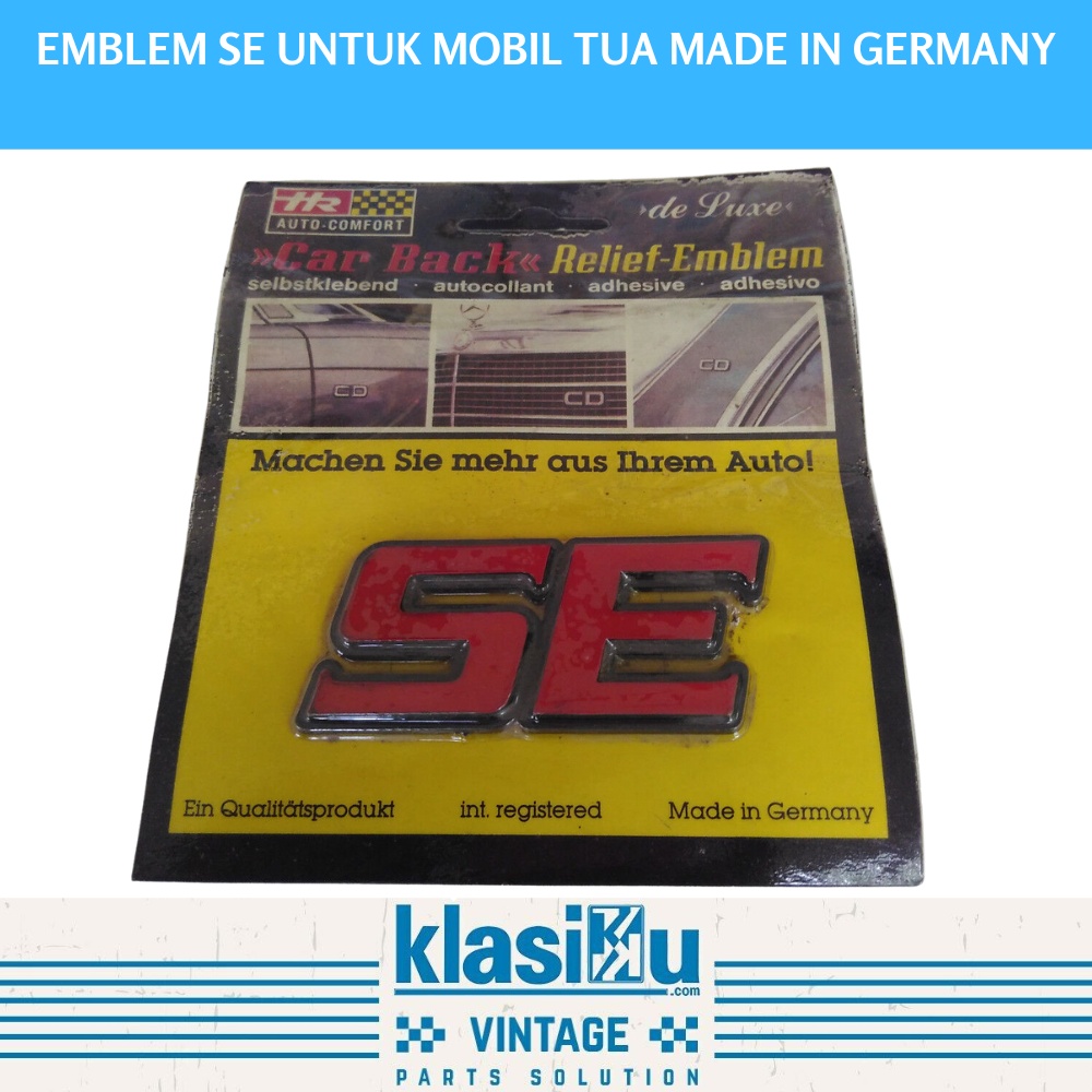 Emblem SE Untuk Mobil Tua Made In Germany