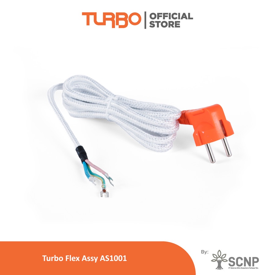 TURBO Kabel Setrika Original AS-1001 Fles Assy Dry Iron Turbo / Philip