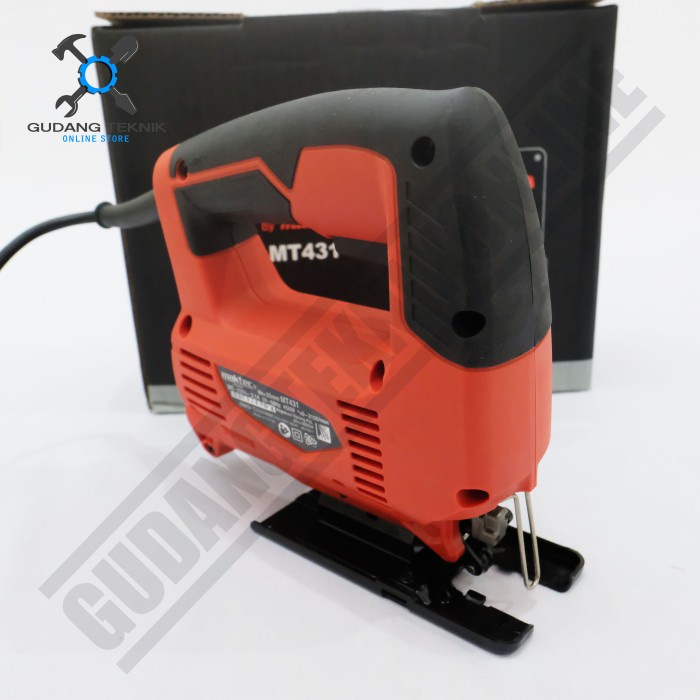 Mesin Jigsaw Variable Speed 450 Watt MT431 MAKTEC / Mesin Gergaji Jig Saw Kayu Triplek Mika 450W MT 431 MAKTEC