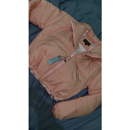 Jacket winter Cropp wanita / puffer crop jacket