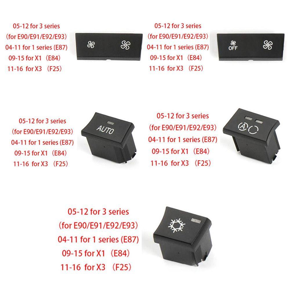 Preva Untuk BMW Ac Cover Aksesoris Sirkulasi Udara Untuk E90/E84/E87/F25 Tombol Panel Ac Mobil
