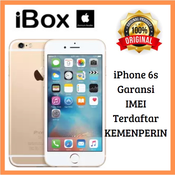 iPhone 6s 32GB IMEI Terdaftar KEMENPERIN Asli Fullset | Pstore