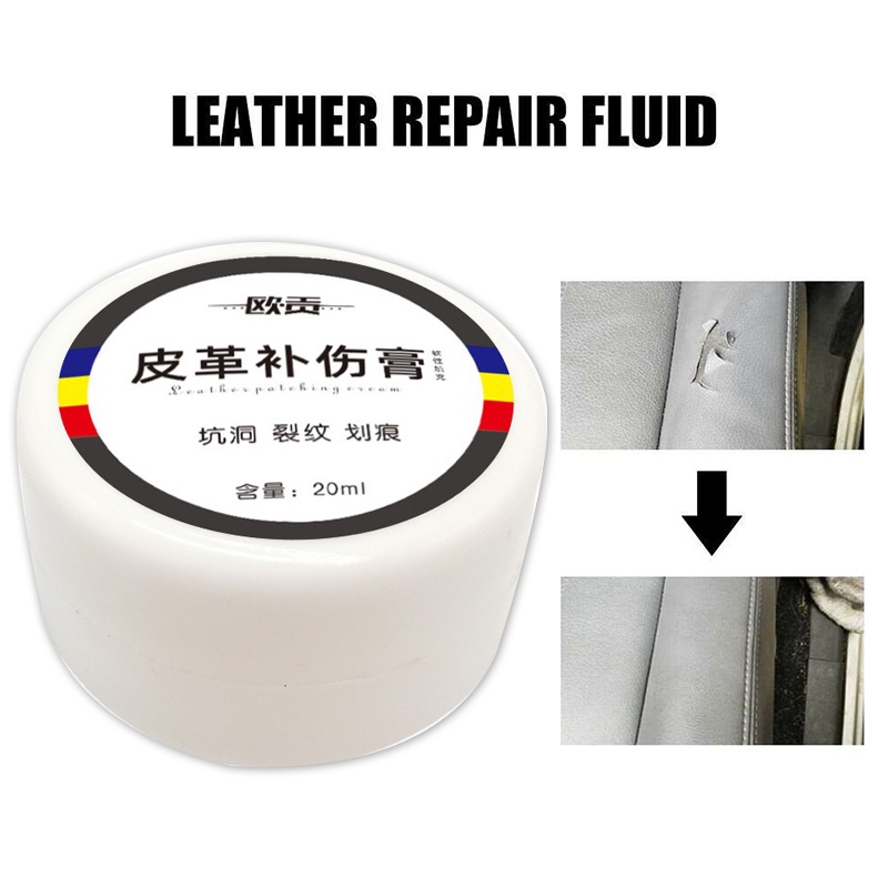 【20 ML】Dempul Lentur Bahan Kulit/Leather Filler Putty/Dempul Kulit Leather Filler