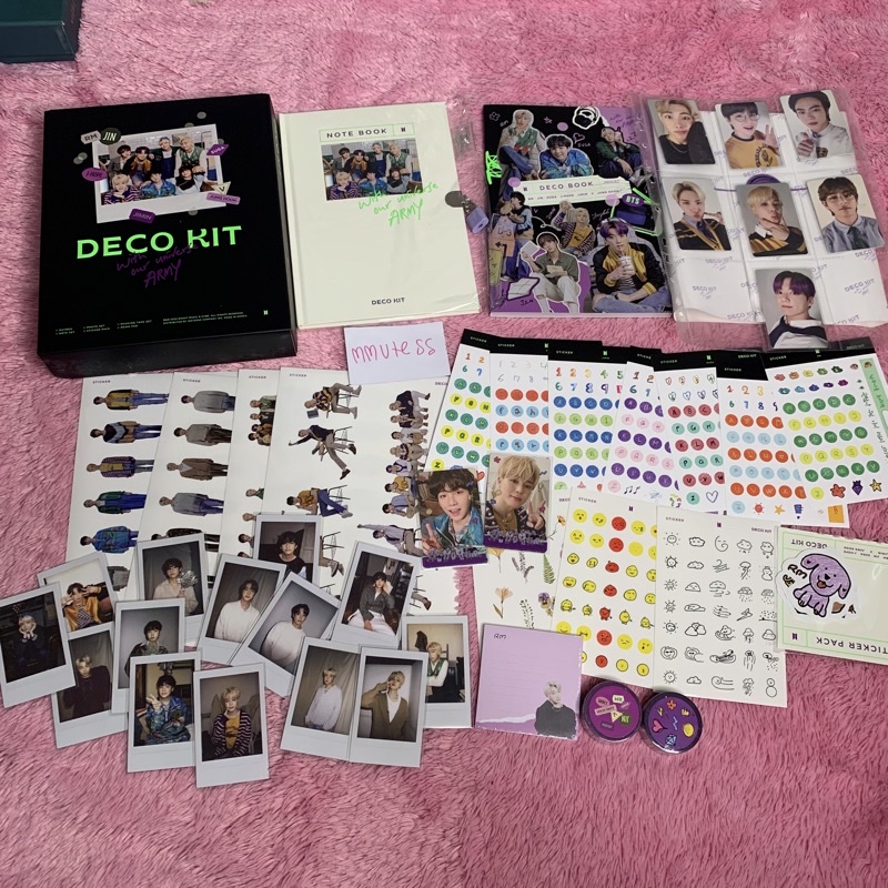DECO KIT BTS FULLSET PC YOONGI SUGA JIMIM READY