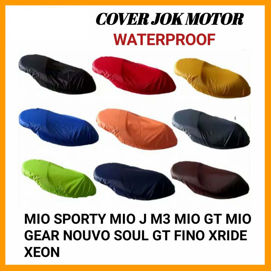Cover seat / sarung Jok motor Special Design universal Vespa Aerox Vario Beat scoopy Cover Jok Motor Waterproof Sarung Jok Motor Anti Air Matic Pelindung Jok Motor Matic Honda Beat Vario Scoopy Genio Yamaha mio